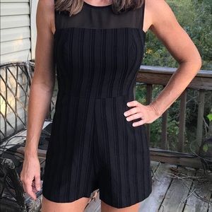 BCBG dressy black romper